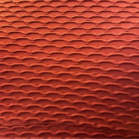 Booty by Brabants Croco Skin Scoop Top Crop Tank with Pads Supportive Orange OS - Picture 9 of 10